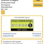 Business details – Food hygiene information